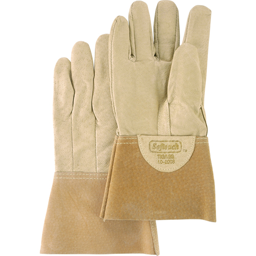 Softouch Welding Gloves, Split Pigskin, Size Large Oxford Builders Supplies Inc