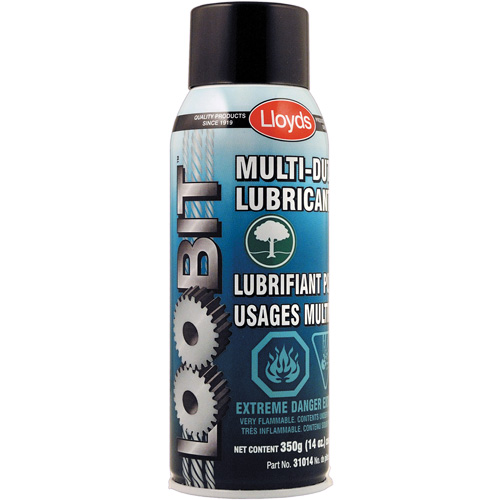 Lubrifiant polyvalent et appr&ecirc;t pour c&acirc;ble dacier, Canette a&eacute;rosol Oxford Builders Supplies Inc