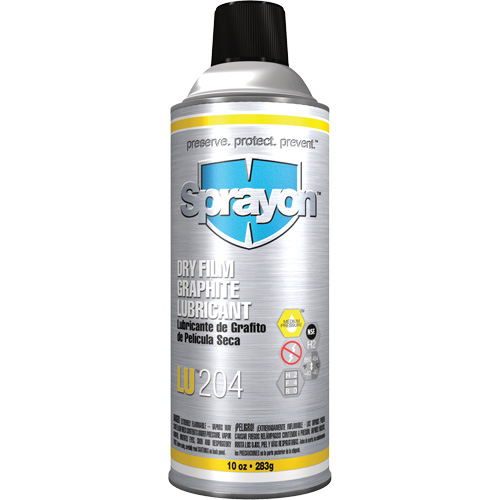 LU204 Dry Film Graphite Lubricant, Aerosol Can Oxford Builders Supplies Inc