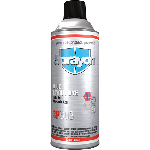 SP603 Blue Layout Dye, Blue, Can Oxford Builders Supplies Inc