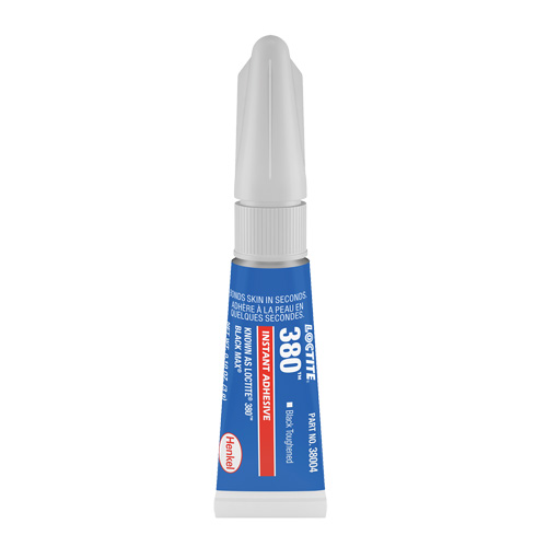 Adh&eacute;sif renforc&eacute; Black Max 380, Noir, Tube, 3 g Oxford Builders Supplies Inc