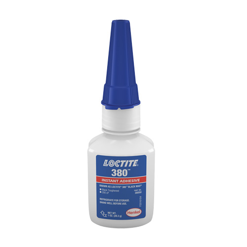 Black Max 380 Toughened Adhesive, Black, Bottle, 1 oz. Oxford Builders Supplies Inc