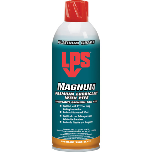 Magnum Premium Lubricant with PTFE, Aerosol Can, 16 oz. Oxford Builders Supplies Inc