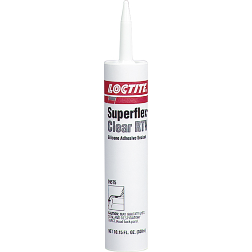 Scellant adh&eacute;sif &agrave; la silicone Superflex RTV, Cartouche, Blanc Oxford Builders Supplies Inc