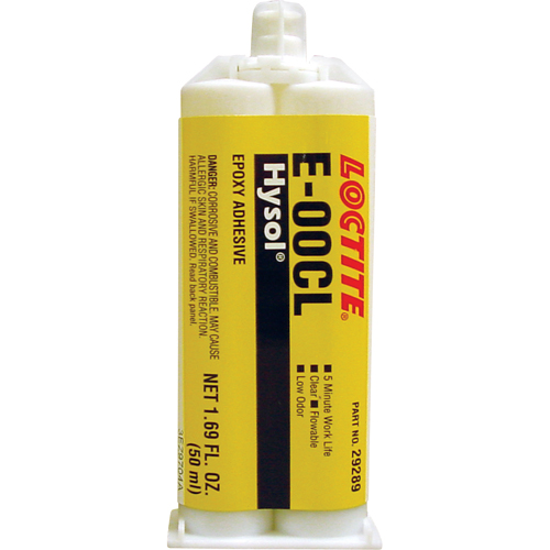 &eacute;poxyde Hysol E-00CL, Deux composants, Cartouche double, 97 g, Transparent Oxford Builders Supplies Inc