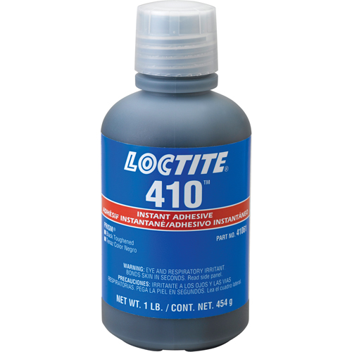 Adh&eacute;sif instantan&eacute; 410, Noir, Bouteille, 454 g Oxford Builders Supplies Inc