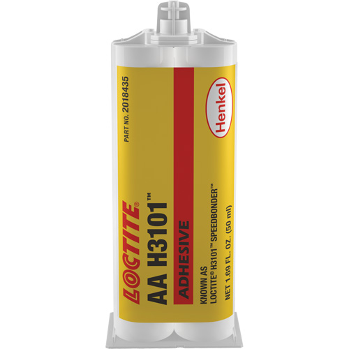 Adh&eacute;sif Speedbonder H3101, Deux composants, Cartouche double, 50 ml, Transparent Oxford Builders Supplies Inc