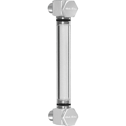 Round Nylon Liquid Level Gauge, Threaded, 5" L, 205°F (96.11° C) Oxford Builders Supplies Inc