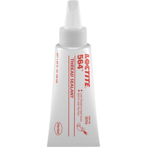 Produit d'&eacute;tanch&eacute;it&eacute; pour raccords filet&eacute;s 564, Tube, 50 ml, -53.9° C - 572° C/-65° F - 300° F Oxford Builders Supplies Inc