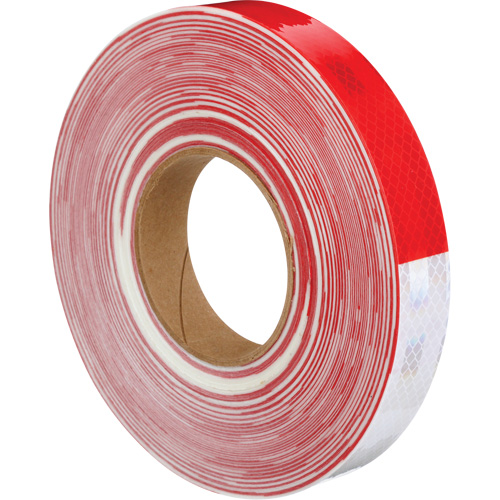 Ruban de masquage Diamond Grade de 3M, 1" la x 150' lo, Rouge & blanc Oxford Builders Supplies Inc
