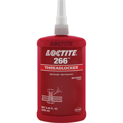 Compos&eacute; de blocage 266, Rouge, &eacute;lev&eacute;, 250 ml, Bouteille Oxford Builders Supplies Inc