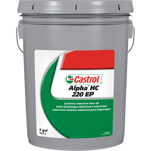 Alpha HC EP 220 Synthetic Industrial Gear Oil, 18.93 L Oxford Builders Supplies Inc