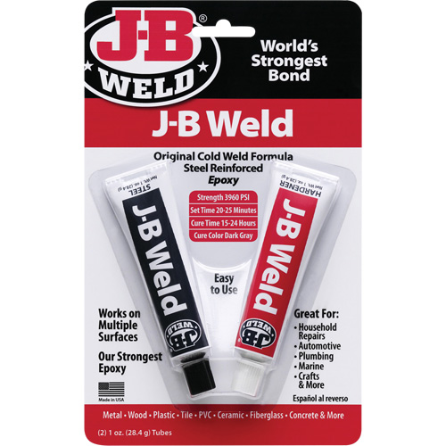 Epoxy, Two-Part, Tube, 2 oz., Grey Oxford Builders Supplies Inc