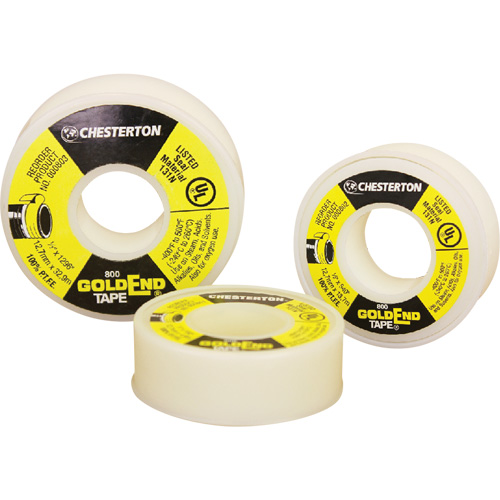 Scellant en PTFE GoldEnd, Ruban, 1/2" x 540", -240° C - 260° C/-400° F - 500° F Oxford Builders Supplies Inc