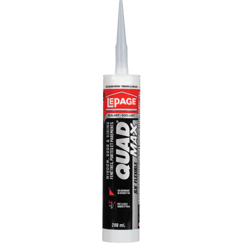 Quad&reg; Max Siding & Window Sealant, 280 ml, Tube, Brown Oxford Builders Supplies Inc