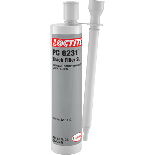 Loctite&reg; Fixmaster&reg; Crack Filler SL, 8.6 fl. oz., Dual Cartridge, Grey Oxford Builders Supplies Inc