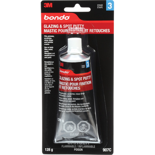 Mastic pour retouches et glaçage Bondo, 4,5 oz., Tube Oxford Builders Supplies Inc