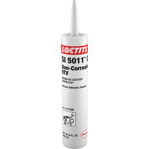 Silicone non corrosive &agrave; vulcanisation &agrave; la temp&eacute;rature de la pi&egrave;ce Superflex SI 5011CL, Cartouche, Transparent Oxford Builders Supplies Inc