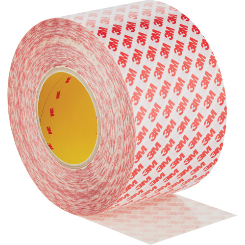 Ruban adh&eacute;sif double face, Polyester, 100 mm (3,93") la x 50 m (164') lo, 8 mils &eacute;pais Oxford Builders Supplies Inc