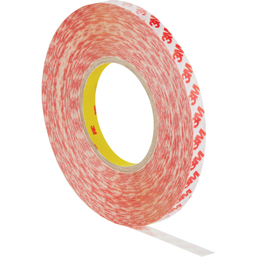 Double-Sided Adhesive Tape, Polyester, 19 mm (0.75") W x 50 m (164') L, 8 mils Thick Oxford Builders Supplies Inc