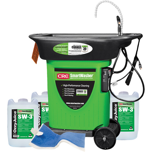 Trousse de bassin de nettoyage de pi&egrave;ces mobile SmartWasher SW-323 Oxford Builders Supplies Inc