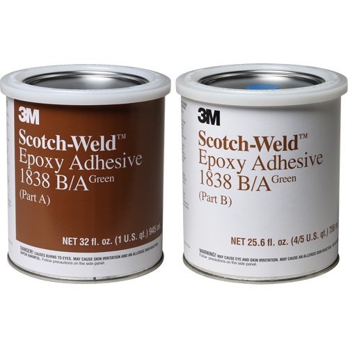 Scotch-Weld Adhesive, 32 fl. oz., Pail, Two-Part, Green Oxford Builders Supplies Inc