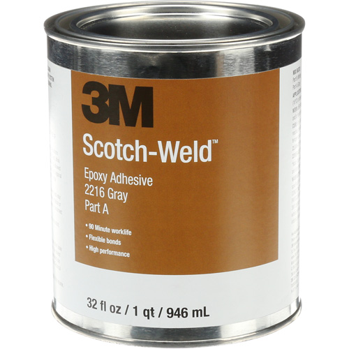 Adh&eacute;sif Scotch-Weld, 32 oz liq., Trousse, Deux composants, Gris Oxford Builders Supplies Inc