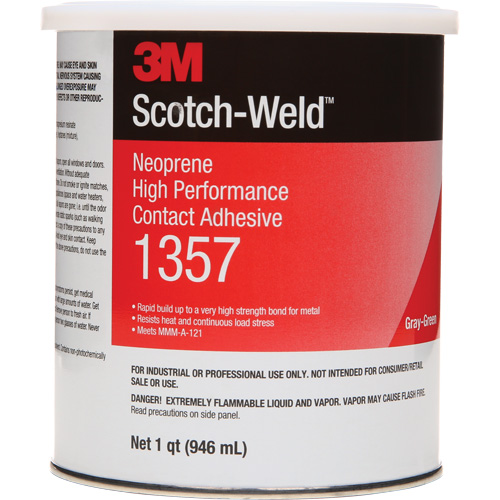 Colle contact haute performance &agrave; base de n&eacute;opr&egrave;ne, Canette, 32 oz liq., Gris Oxford Builders Supplies Inc