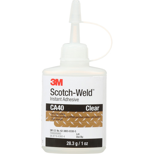 Adh&eacute;sif instantan&eacute;, 1 oz, Bouteille, Jaune Oxford Builders Supplies Inc