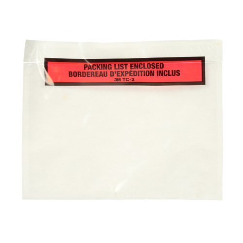 Pochette pour bordereau d'exp&eacute;dition, 7" lo x 5" la, Style Insertion par extr&eacute;mit&eacute; Oxford Builders Supplies Inc