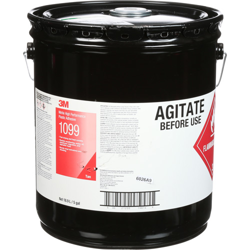 Scotch-Weld Nitrile High-Performance Adhesive, 5 gal., Pail, Yellow Oxford Builders Supplies Inc