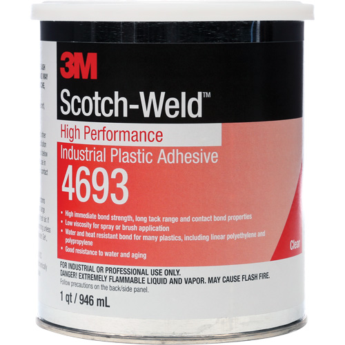 Adh&eacute;sif industriel haute performance pour le plastique Scotch-Weld Oxford Builders Supplies Inc
