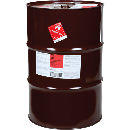 Adh&eacute;sive en nitrile haute performance pour caoutchouc et joint &eacute;tanche Scotch-Weld, Baril, Brun Oxford Builders Supplies Inc