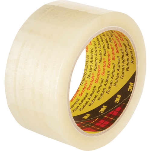 Scotch&reg; Box Sealing Tape 371, Hot Melt Adhesive, 1.9 mils, 48 mm (2") x 100 m (328') Oxford Builders Supplies Inc