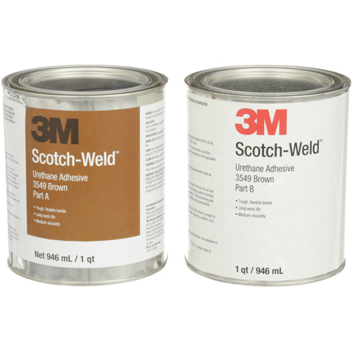 Scotch-Weld Urethane Adhesive 3549, 64 fl. oz., Can, Brown Oxford Builders Supplies Inc