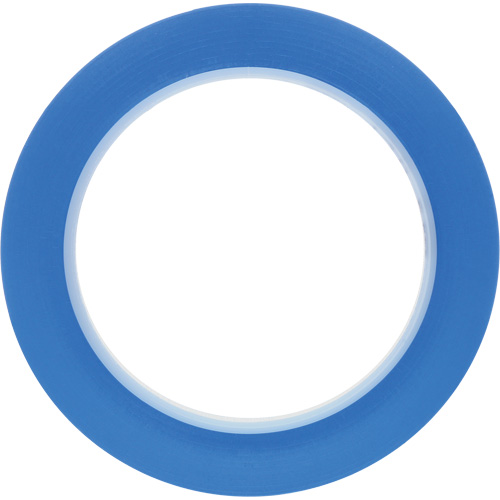 471 Vinyl Tape, 6 mm (1/4") W x 32.9 m (108') L, 5.2 mils, Blue Oxford Builders Supplies Inc