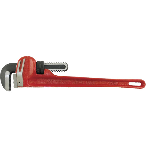 PW-18 Super Heavy-Duty Pipe Wrench, 2-7/8" Jaw Capacity, 18" Long, Powder Coated Finish, None Handle Oxford Builders Supplies Inc