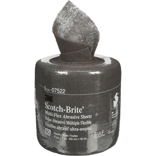 Rouleaux de feuilles Scotch-Brite, Carbure de silicium, 8", Grain Ultra fin Oxford Builders Supplies Inc