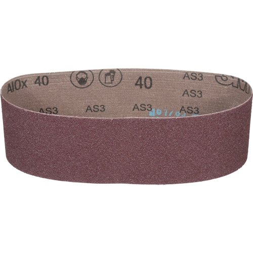 Cloth Belt 241D, 3" W X 24" L, Aluminum Oxide, 40 Grit Oxford Builders Supplies Inc