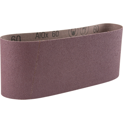 Cloth Belt 341D, 4" W x 24" L, Aluminum Oxide, 60 Grit Oxford Builders Supplies Inc