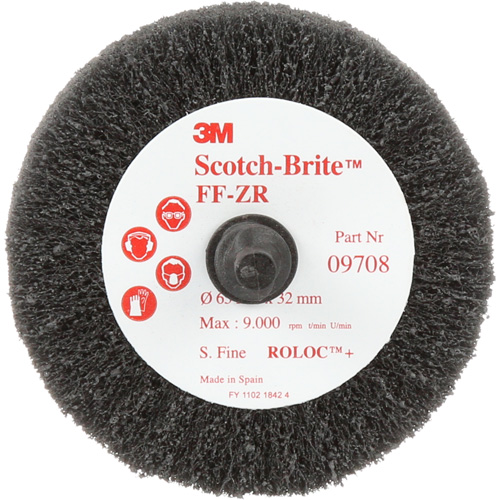 Brosse &agrave; lamelles pour la coupe et le polissage Scotch-Brite, Oxyde d'aluminium, Grain Fin, 2-1/2" x 1-1/4" x 1/4" Oxford Builders Supplies Inc
