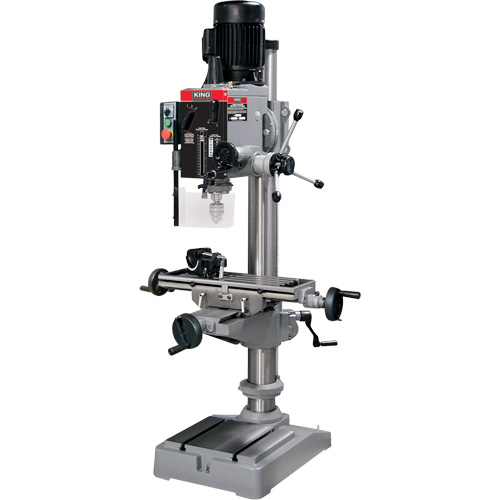 Gearhead Milling Drilling Machine, 6 Speeds, 1-1/4" Drilling Capacity Oxford Builders Supplies Inc