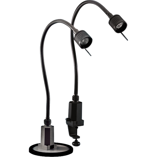 Sunnex Task Lights - 20-Watt Halogen Series, 20 W, Halogen, 27" Neck, Black Oxford Builders Supplies Inc