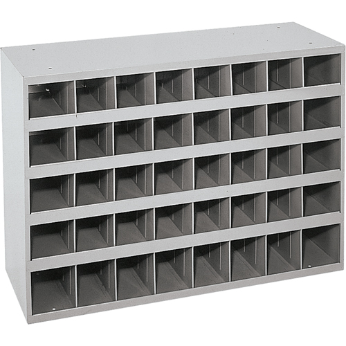 Armoires pour bacs de rangement en acier, 33-3/4" la x 12" p x 23-7/8" h, Gris Oxford Builders Supplies Inc