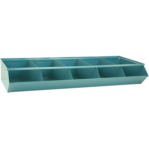 Sectional Bin Units, 100 lbs. Cap., 37" W x 15-1/2" D x 6" H, Blue Oxford Builders Supplies Inc
