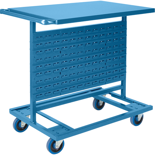 Bin Carts - Cart Only, Double-sided, 24" W x 38-1/2" D x 36-1/2" H Oxford Builders Supplies Inc