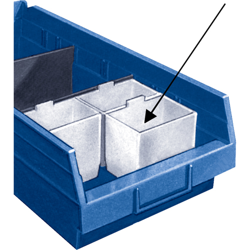 Bacs de rangement pour tablettes - Compartiments Oxford Builders Supplies Inc