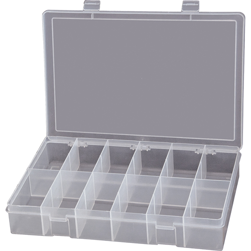 Boîtes &agrave; compartiments compactes en polypropyl&egrave;ne, 13-1/8" la x 9" p x 2-5/16" h, 12 compartiments Oxford Builders Supplies Inc