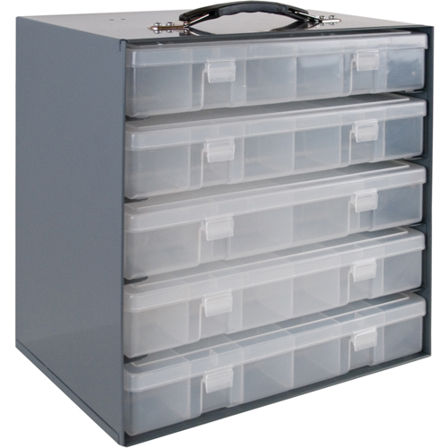 Compartment Box Cabinets, Steel, 5 Slots, 13-1/2" W x 9-1/8" D x 13-1/4" H, Grey Oxford Builders Supplies Inc