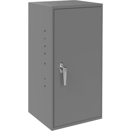 Armoires utilitaires, Acier, 2 Tablettes, 30" h x 13-3/4" la x 12-3/4" P, Gris Oxford Builders Supplies Inc